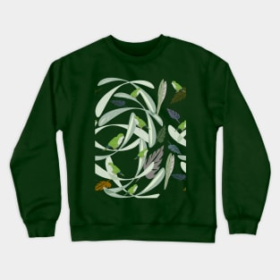 Parrots in jungle Crewneck Sweatshirt